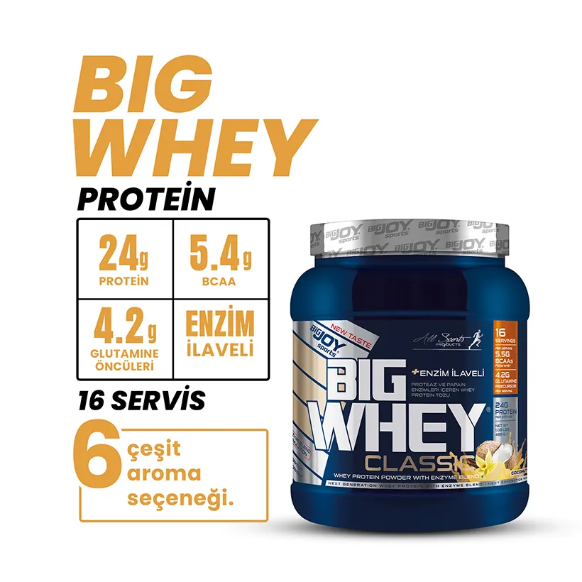 Bigjoy BIGWHEY Whey Protein Classic 495g 15 Servis