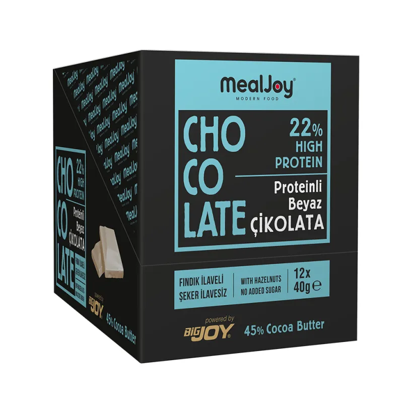 Mealjoy Protein Chocolate 40g x 12 Adet
